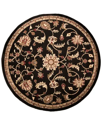 Surya Riley Rly-5025 Black 8' Round Area Rug