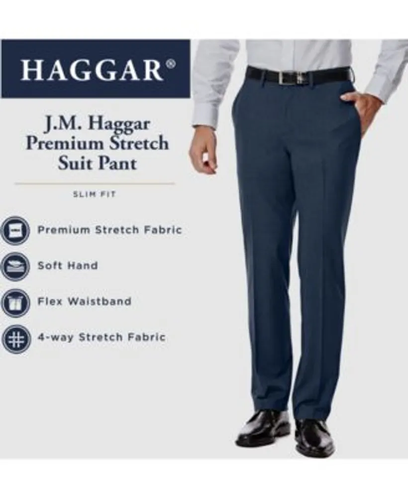 Haggar J.m. Haggar Men's Classic/Regular Fit Stretch Sharkskin