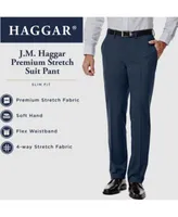 J.M. Haggar Mens 4 Way Stretch Slim Fit Suit Separate