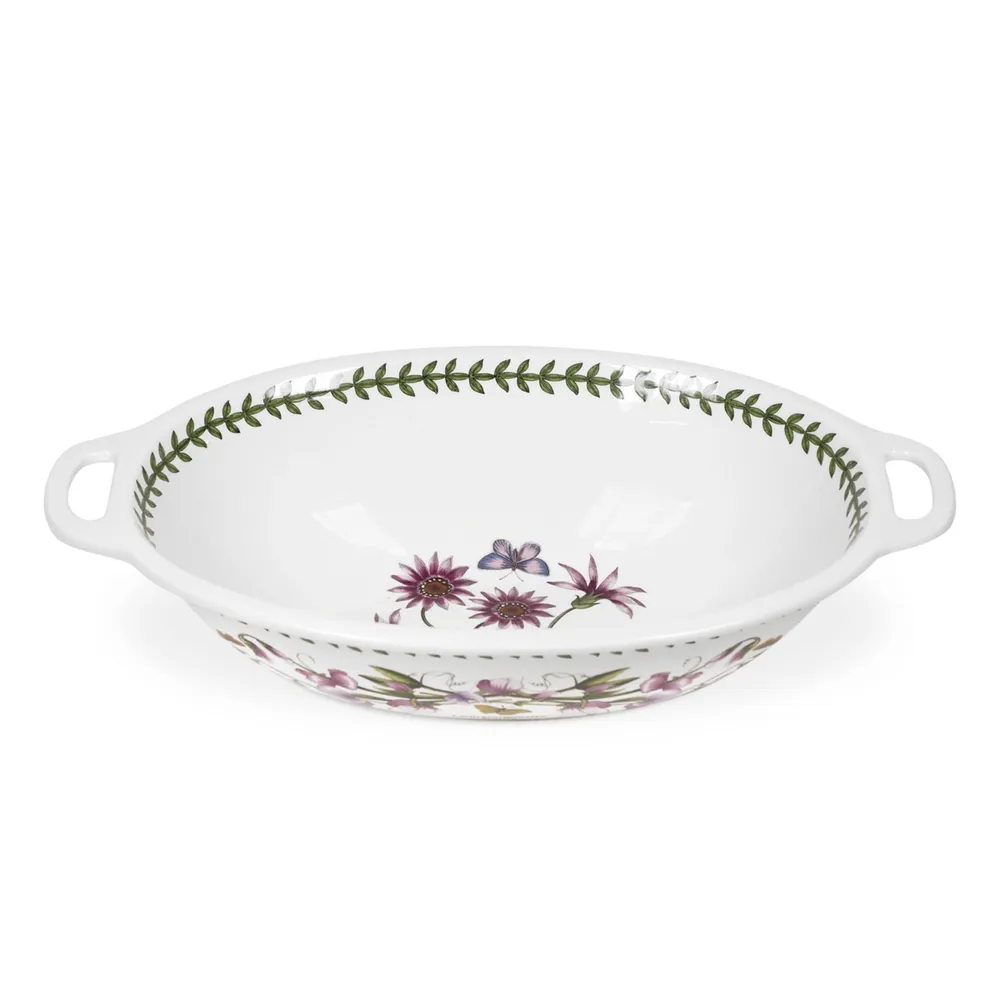 Portmeirion Botanic Garden Handled Oval Bowl