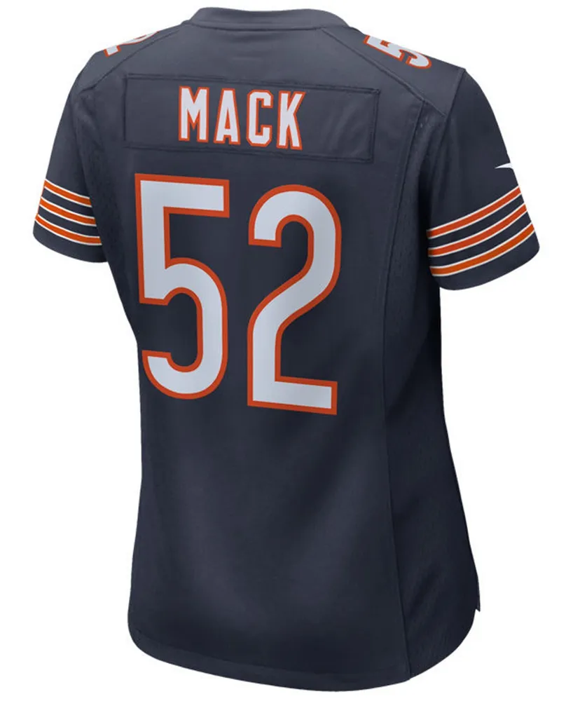 Women's Nike Khalil Mack Gray Chicago Bears Inverted Legend