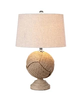 Jonathan Y Monkey's Fist Knotted Rope Led Table Lamp