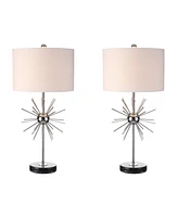 Jonathan Y Aria Metal or Marble Led Table Lamp