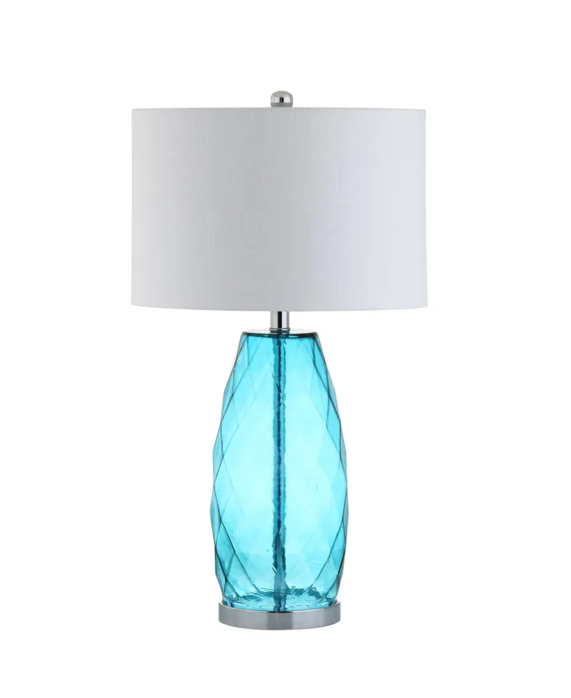 Jonathan Y Juliette Glass, Metal Led Table Lamp