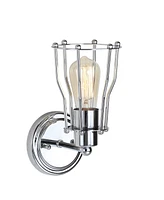 Jonathan Y Evelyn -Light Metal Vanity Light