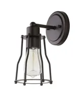 Jonathan Y Evelyn -Light Metal Vanity Light