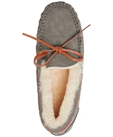 Fireside By Dearfoams Women's Victoria Genuine Shearling Moccasin Slipper