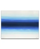 Ready2HangArt 'Deepest' Blue Abstract Canvas Wall Art