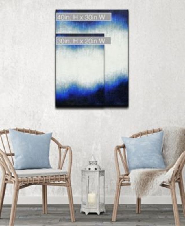 Ready2hangart Ocean Stone I Abstract Canvas Wall Art Collection