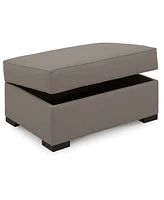 Astra 36" Fabric Chair Bed Storage Ottoman, Created for Macy's