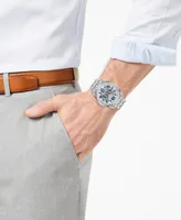 Bulova Men's Automatic Stainless Steel Bracelet Watch 43mm 96A187 - Silver