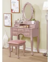 Torri Traditional Vanity with Stool