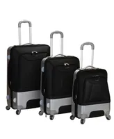 Rockland Rome 3-Pc. Hardside Luggage Set