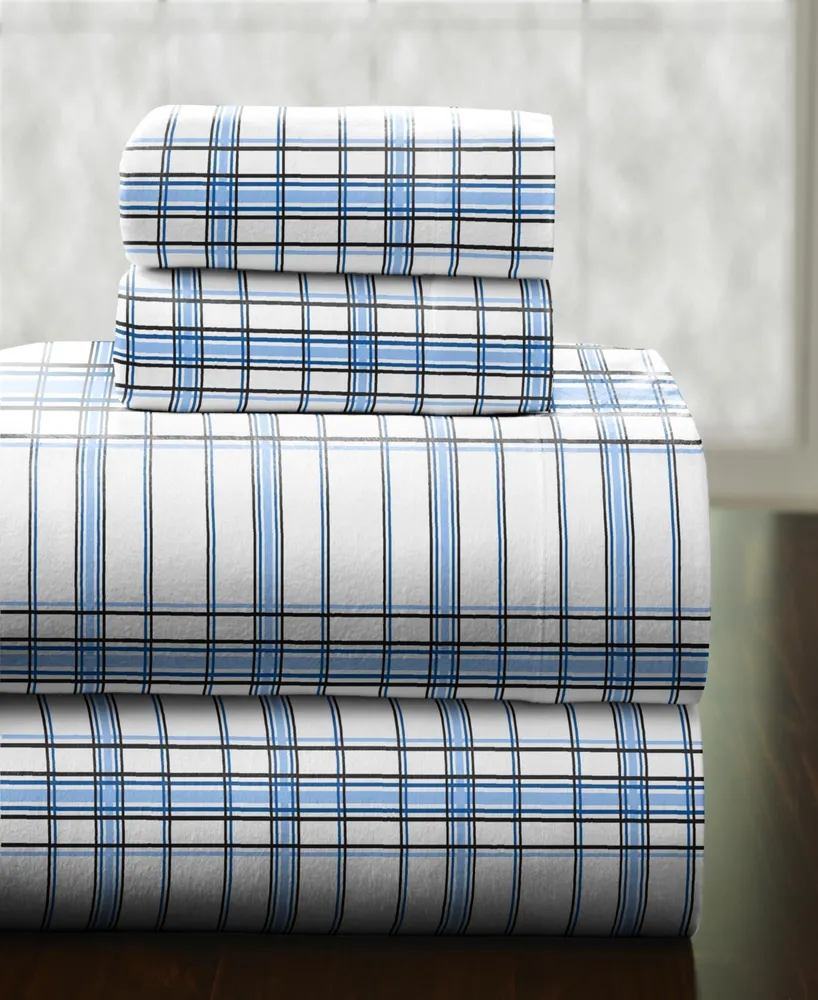 Pointehaven Heavy Weight Cotton Flannel Sheet Set