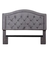 Simone Tufted Velvet Headboard - Full/Queen