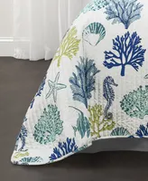 Coastal Reef 3-Pc Full/Queen Quilt Set