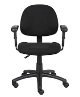 Boss Office Products Deluxe Posture Chair W/ Adjustable Arms