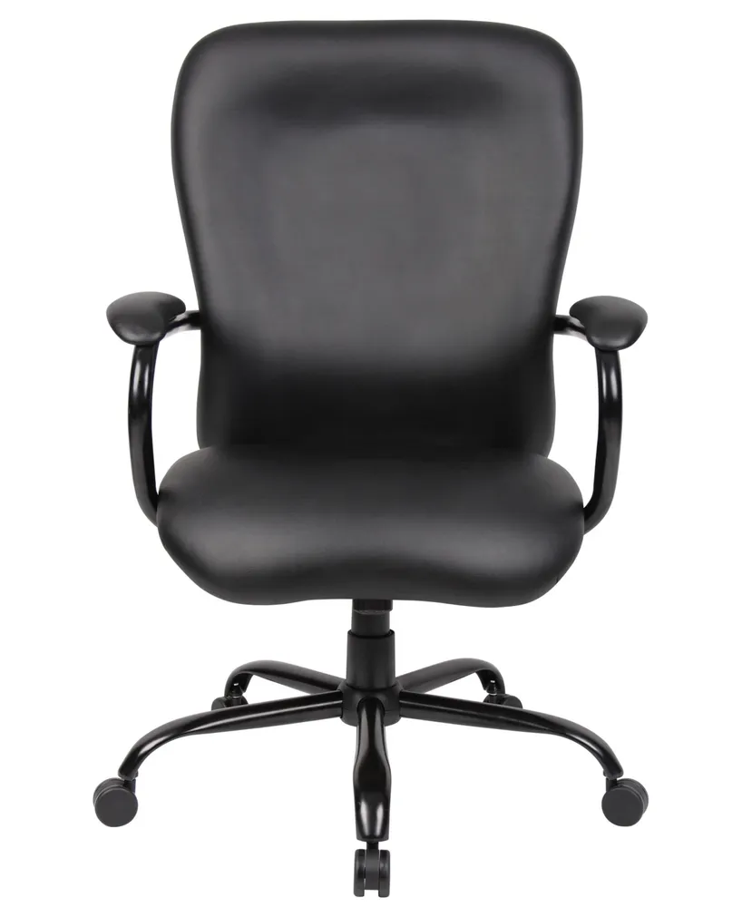 Boss Office Products Heavy Duty CaressoftPlus Chair, 400 lb. Capacity