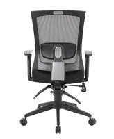 Boss Office Products Mesh Back 3-Paddle Task Chair