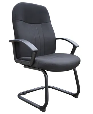 Boss Office Products Mid Back Fabric Guest Chair