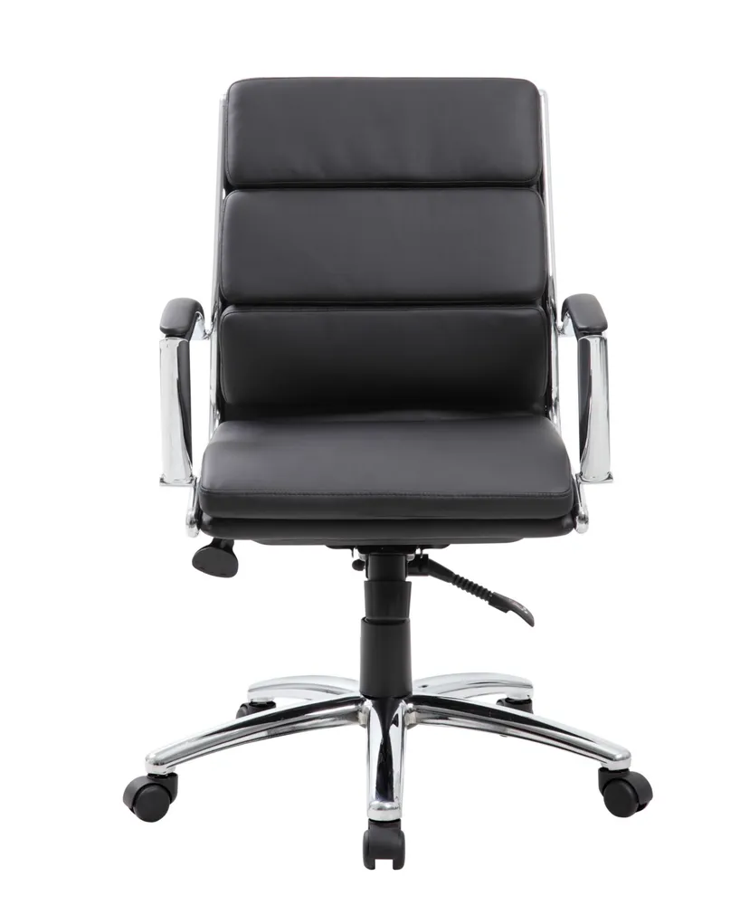 Boss Office Products CaressoftPlus Executive Mid-Back Chair