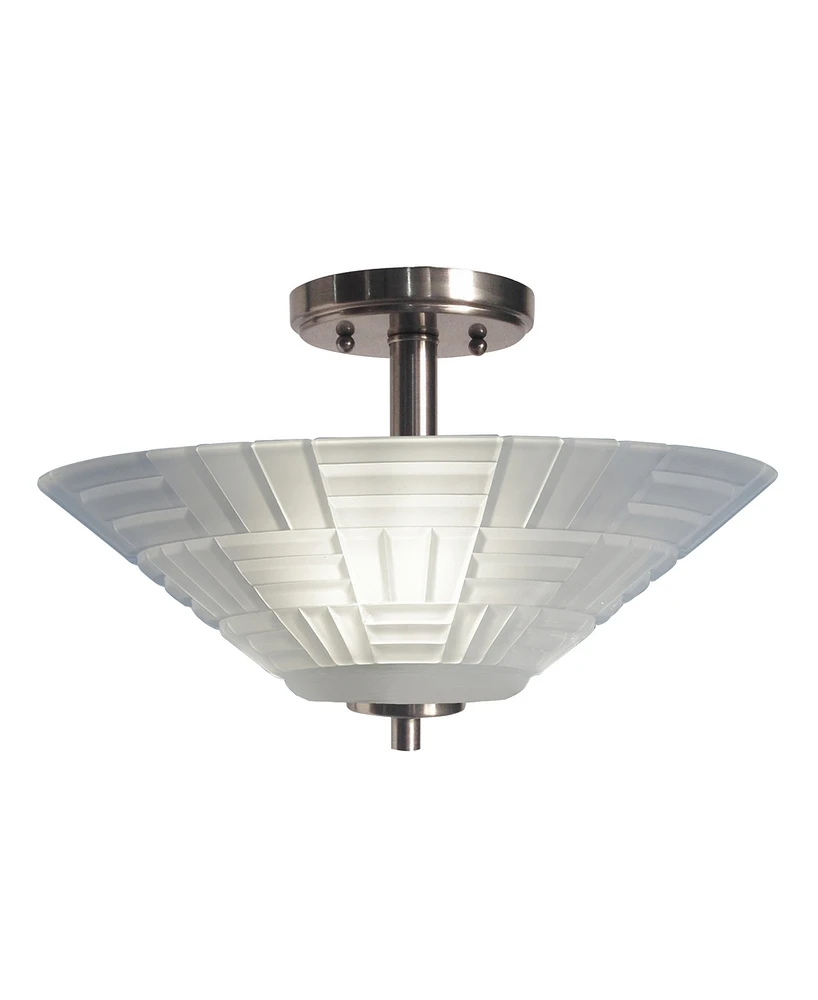 Dale Tiffany Houston Led Crystal Semi Flush Mount
