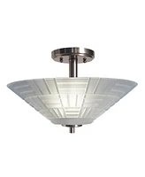 Dale Tiffany Houston Led Crystal Semi Flush Mount
