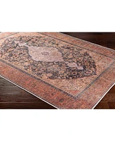 Closeout! Livabliss Amelie Aml-2300 Clay Machine-Washable 7'10" x 10'3" Area Rug