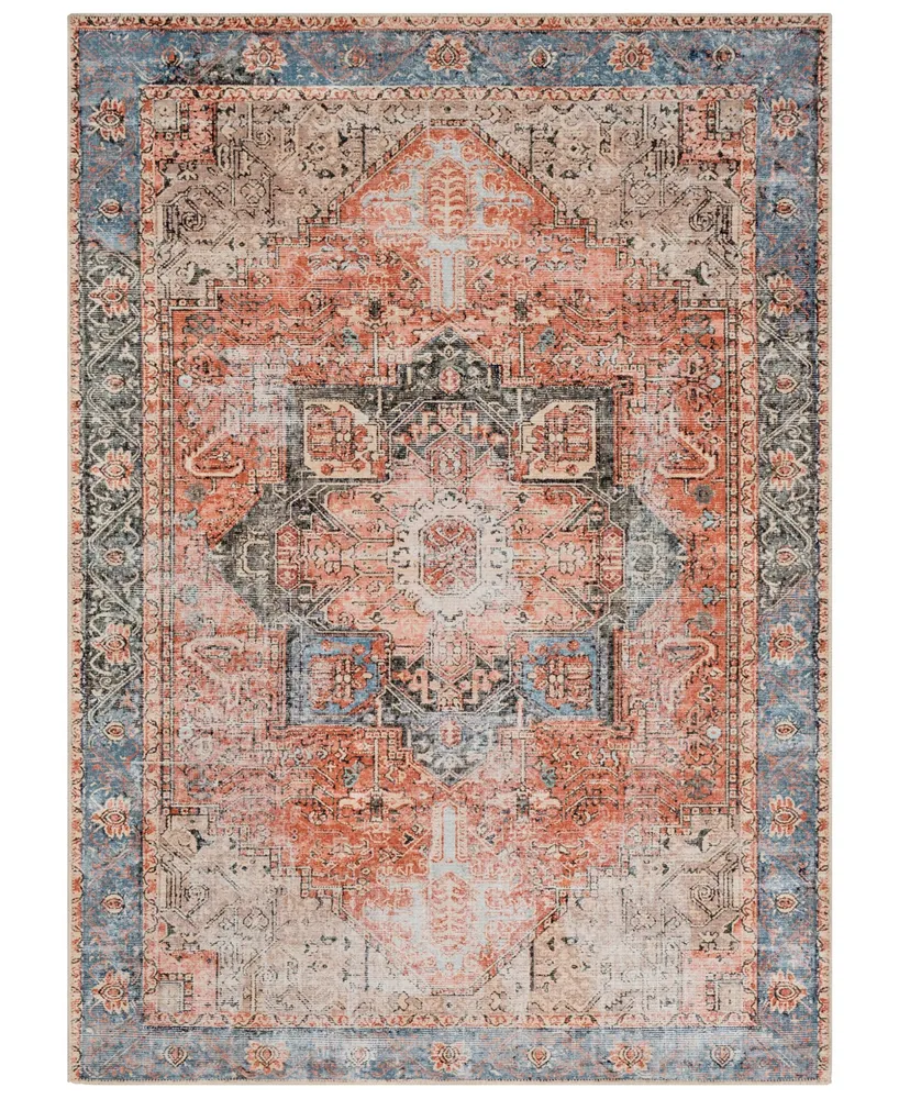 Livabliss Amelie Aml-2309 Rose Machine-Washable 2' x 3' Area Rug