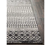 Livabliss Elaziz Elz-2307 Black 2'7" x 7'6" Runner Area Rug