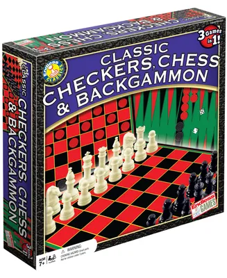 Classic Checkers, Chess and Backgammon
