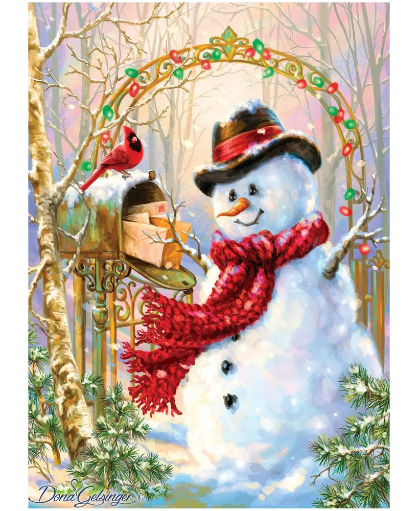 Holiday Glitter Puzzle - Letters to Frosty