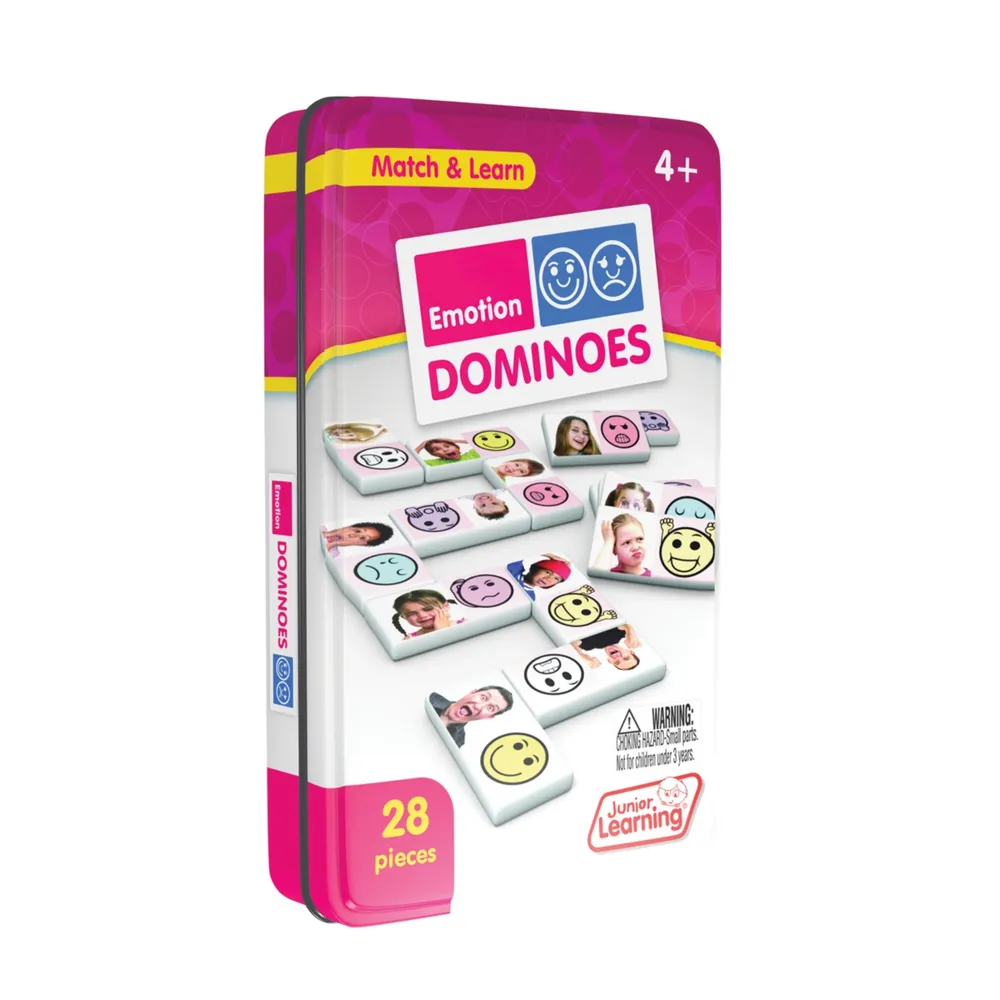 Junior Learning Emotions Dominoes Match and Learn Educational Learning Game