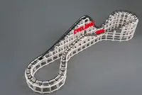 Cdx Blocks Brick Construction Cyclone Roller Coaster Building Set