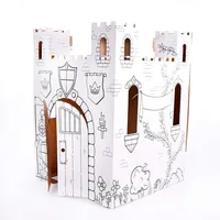 Easy Playhouse Fairy Tale Castle Cardboard Playhouse