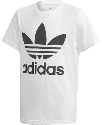 adidas Originals Big Boys Logo-Print Cotton T-Shirt