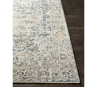 Livabliss Presidential Pdt-2300 Pale Blue 3'3" x 10' Runner Area Rug