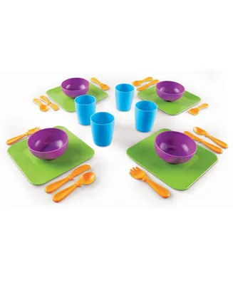 Learning Resources Serve It! Toy Dish Set - 24 Pieces