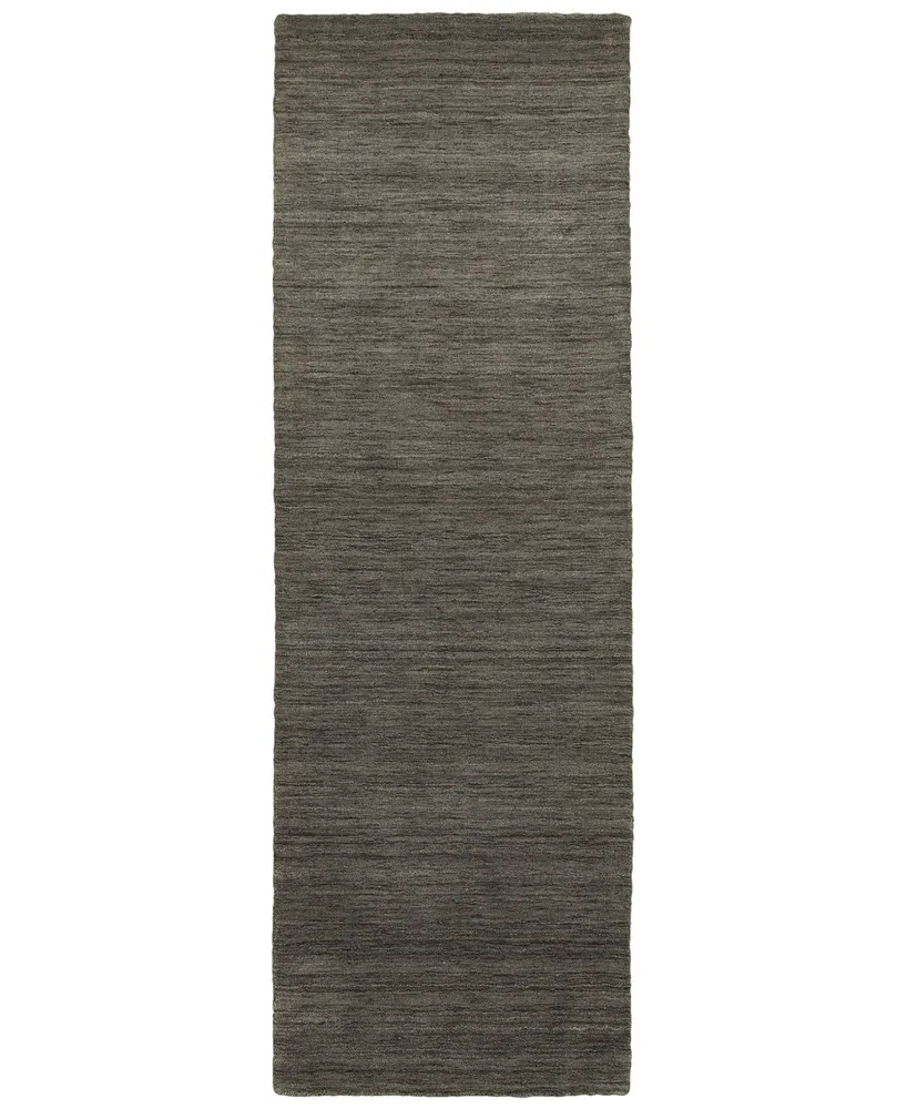 Oriental Weavers Aniston 27102 Charcoal/Charcoal 2'6" x 8' Runner Area Rug