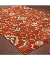 Closeout! Oriental Weavers Casablanca 4471B Red/Multi 3'10" x 5'5" Area Rug