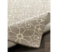 Surya Scott Sct-1012 Taupe 2'5" x 8' Runner Area Rug