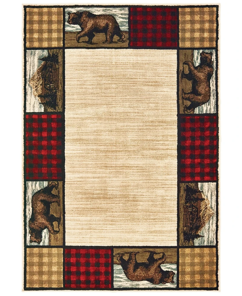 Oriental Weavers Woodlands 9603C 1'10" x 3' Area Rug