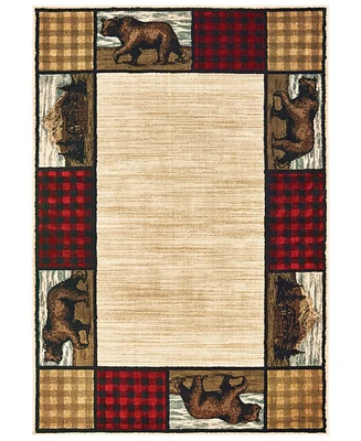 Oriental Weavers Woodlands 9603C 1'10" x 3' Area Rug