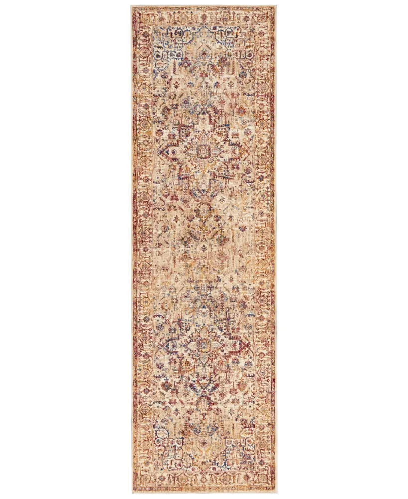 Km Home Taza Heriz 2' 3" x 7' 6" Runner Rug