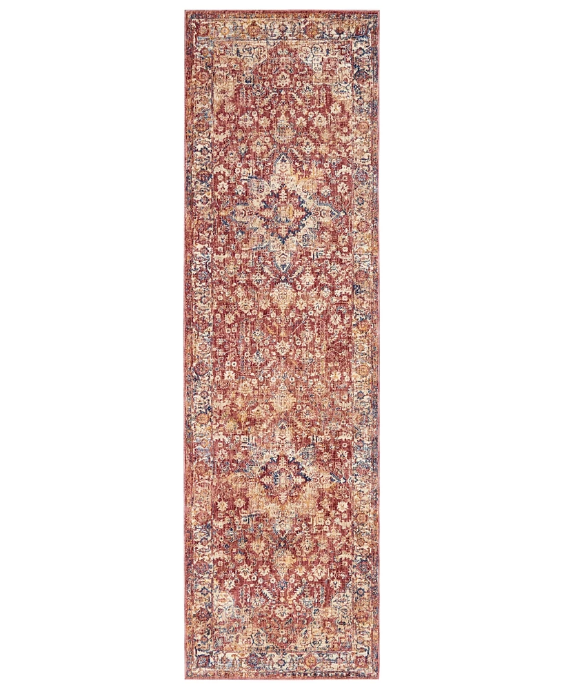 Km Home Taza Heriz 2' 3" x 7' 6" Runner Rug