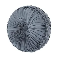 J Queen New York Crystal Palace Tufted Decorative Pillow, 15" Round