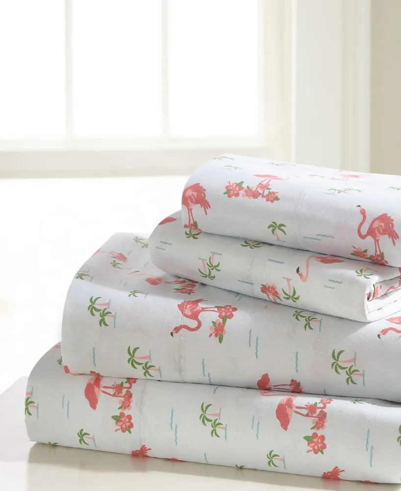 Universal Home Fashions Flamingo Twin Sheet Set