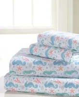 Universal Home Fashions Seahorse Twin Sheet Set