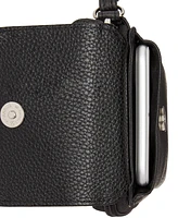 Giani Bernini Softy Leather Tech Crossbody Wallet