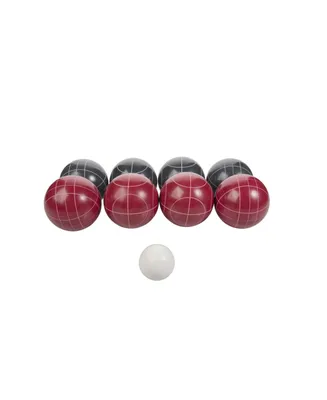 Triumph Competition 100 mm Resin Bocce Ball Outdoor Game Set with Carrying Bag for Easy Storage
